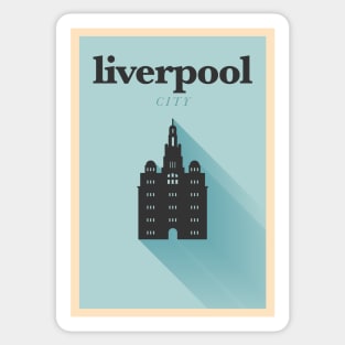 Liverpool Poster Design Sticker